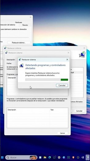 parte 2 de como crear un punto de restauración