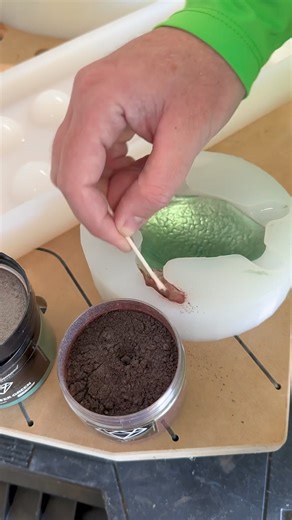 @craft.resin is a versatile material that allows you to create a wide range of beautiful and unique items 😉 In a video tutorial, a man @mccollim_woodworking demonstrates how to make an incredibly cute sea turtle using Craft Resin. Here are the steps he follows: 1. Prepare the Mold: First, he prepares the turtle-shaped mold. 2. Add Color: He adds a teal dye to the resin, giving it a translucent and vibrant appearance. 3. Pour the Resin: The resin is poured into the mold, filling it completely. 4