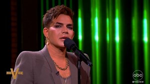 252K views · 6.6K reactions | Adam Lambert hits #TheView stage with a performance of "I Don't Care Much" from Broadway's 'Cabaret'! | The View | Facebook