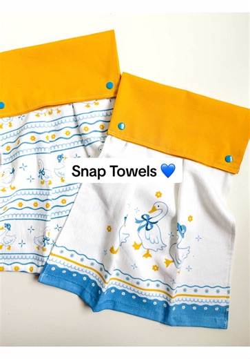 Create the Cutest Snap Towels for Beginners