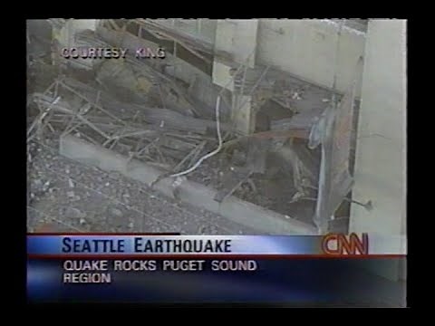 Nisqually (Seattle) Earthquake, CNN Coverage, February 28, 2001
