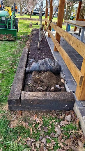 Thanks for the railroad ties! Kingdom Fence & Supply, LLC | Rich Bee