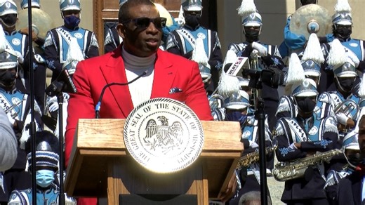 JSU holds rally at Mississippi capitol to honor team’s historic season