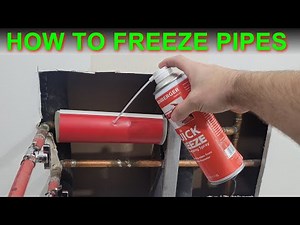 Freeze Pipes ON PURPOSE! Pipe freezing Kit How To