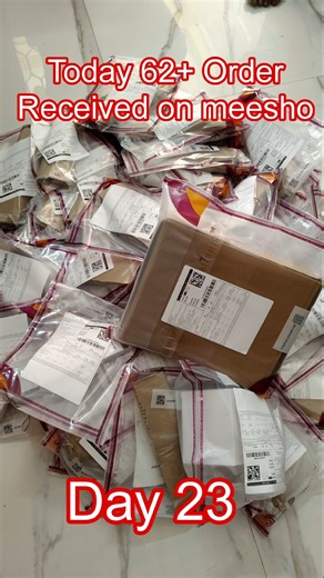 Day 23 / Today Received 62+ Order on Meesho / E-commerce Seller Journey #minivlog #ecommercewala