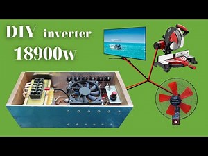 How to make a simple inverter 18900w, 24 transistor d718, No IC
