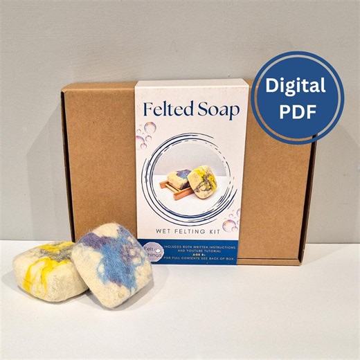 Felted Soap Wet Felting Tutorial: Beginner PDF Instructions (instant Download) - Etsy