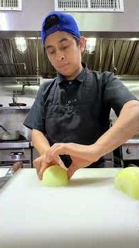 Cómo usar el cuchillo para cortar cebolla