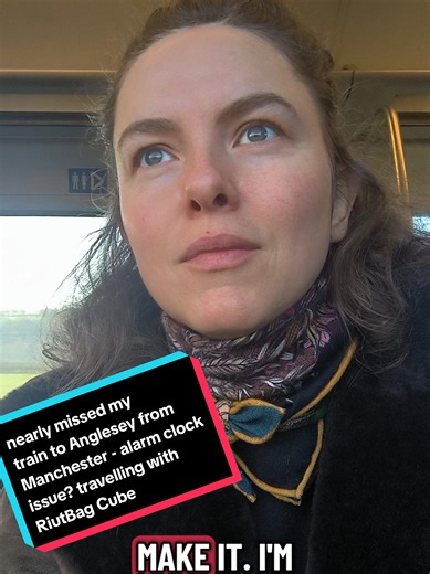 didn't set (?) my alarm clock for the first time in years. travelling with the Cube to Anglesey today https://linktr.ee/RiutBag