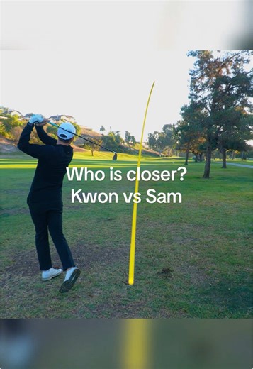 Golf Skills Showcase: Who is Closer, Kwon or Sam?