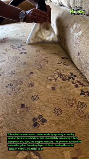 This Sofa Cleaning Machine Pulls Dirt You Can’t See!