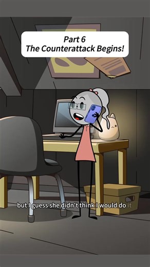 Part 6 - The Counterattack Begins!🤔🤔 audio credits:@sydney 🐙💛🍓 #fyp #foryou #foryoupage #animation #work #worklife #usa | ToonTribee Animation