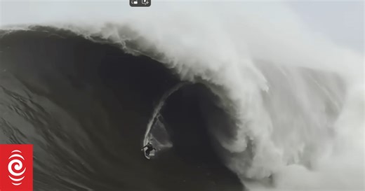 Santa Cruz surfer speaks on riding potential record 108-foot wave