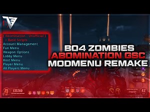 [PC] BLACK OPS 4 ZOMBIES "ABOMINATION" EDITED GSC MODMENU (RECOVERY, AIMBOT, STATS & MORE) +DOWNLOAD