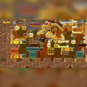 バトルタワー 全自動 ボスラッシュ！ AUTO MARIO！ [Boss Rush Tower!] by えいすけ、はるのり^ #shorts 🍄Super Mario Maker 2 #ear