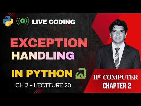 Learn Exception Handling in Python the easy way! | Lecture Hindi/Urdu