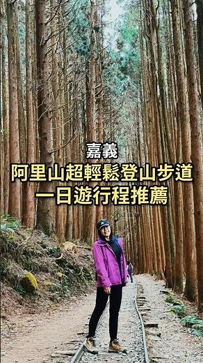 #阿里山一日遊 行程推薦！超輕鬆步道不用進森林遊樂區～最後推薦一家在地人推薦的隱藏版美食！！