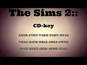 The Sims 2 CD-key