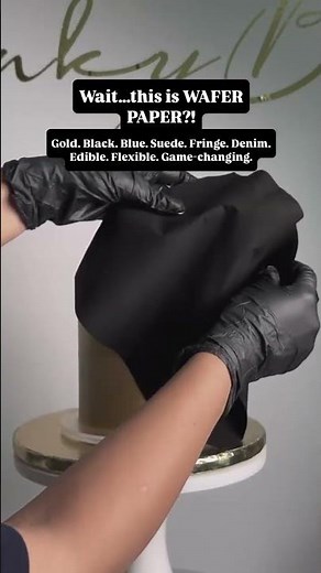 Turn a humble sheet of wafer paper into pure edible art! No fancy tools