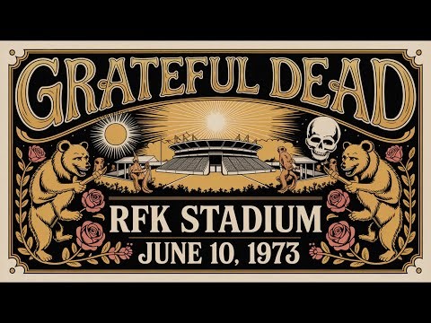 Grateful Dead w/ Allman Brothers - RFK Stadium 6/10/73 - Full Show [HD] - Dead Air