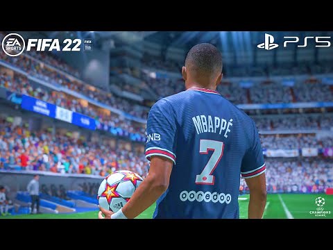FIFA 22 - PSG vs. Real Madrid - UEFA Champions League 21/22 Round Of 16 Full Match Gameplay | 4K