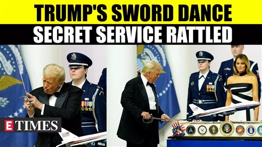 Trump’s Unscripted Sword Dance Leaves Secret Service On High Alert; Vance & Melania React