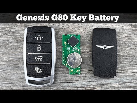 How To Replace Genesis G80 Remote Fob Key Battery 2017 - 2019 DIY Change Replacement G80 Batteries