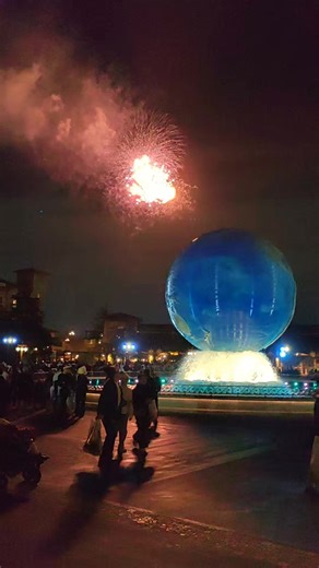 Stunning Fireworks Display at Disney Sea