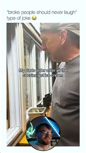 “Broke people should never laugh” type of joke 😂