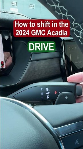 How Does The 2024 Acadia Shift?