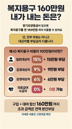 부모님 복지용구 이용 전 꼭 알아야 할 내용#노인#시니어#복지용구 #노인장기요양보험 #장기요양등급 #부모님돌봄 #전동침대 #휠체어 #안전손잡이 #어르신돌봄 #본인부담금 #동네방네