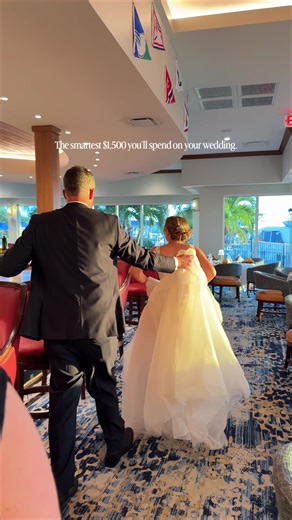 Hire a wedding content creator. If you’re building your Florida wedding budget, think long-term value. Not just aesthetics. You’ll wear the dress once. You’ll eat the food once. You’ll leave the venue. Everything disappears. Except this. Full-day documentation. Immediate access. Rewatchable forever. That’s not emotional. That’s financial logic. Save this before you start cutting line items.