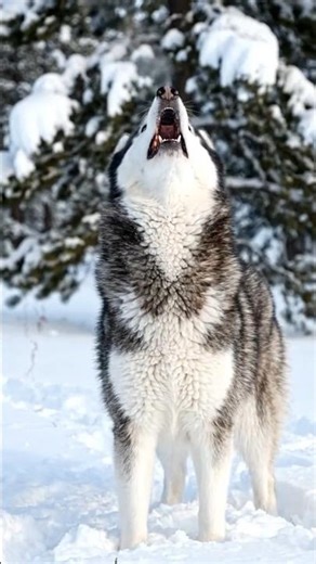 POV: You found the King of the North... and he has a lot to say! ❄️🐺👑 #shorts #husky #snow #2026