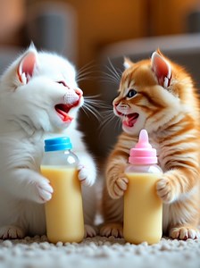 Hilarious Baby Cats Laughing Moments