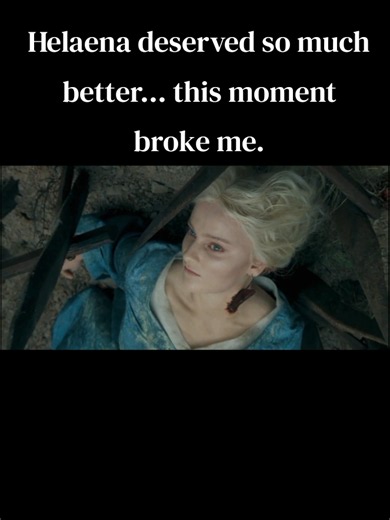 Helaena's death is one of those moments that hurts because she was never truly made for the world she was born into. 🥀 She spent so much of her life seeing things others couldn't understand, carrying the weight of events she couldn't always prevent. Her quiet nature and compassion made her stand apart from the chaos surrounding the Targaryen family. And after everything she endured, watching her story come to this is heartbreaking. Helaena deserved peace, not to be consumed by a war she never w
