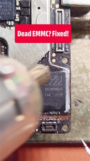 From Dead Storage Chip to Perfect Installation – Watch This EMMC Repair!