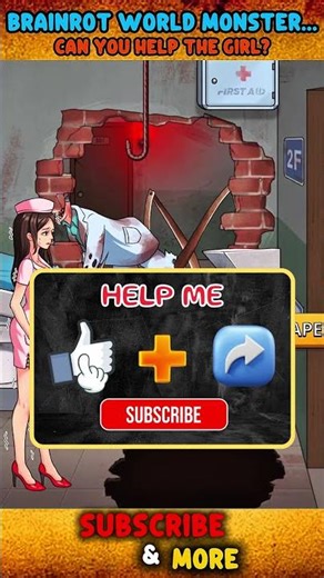 💩 The monster evolves...Can the nurse escape? #games #gameplay #funny