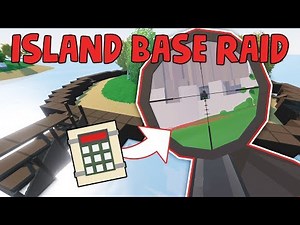 "try to raid us idiot" - ISLAND BASE RAID (High Tier Loot!) | Unturned Vanilla