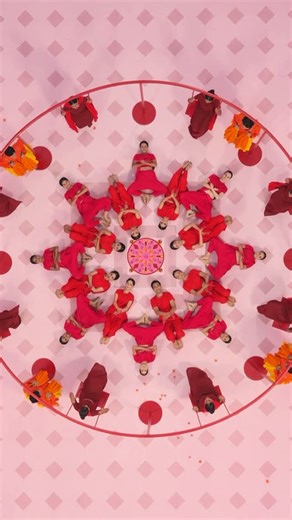 10K reactions · 662 shares | Rangoli’s got rhythm. Commissioned by Apple. For Diwali, @howareyoufeeling.studio reimagined rangoli through dance, music and the most vibrant colors. #ShotoniPhone17Pro by Himanshu L. @hlakhwani Music: ‘Kehna Hi Kya’ originally composed by A.R. Rahman @arrahman Choreography: Aneesha G. @aneesha.grover, Somya K. @s_kautia and Tanuj F. @tanujnow_fauj Additional software used. | Apple | Facebook