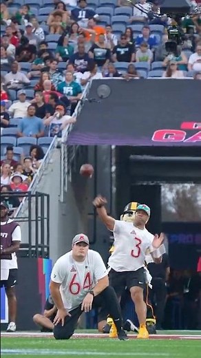 Russell Wilson to Ja’Marr Chase for a 45 yard touchdown #ProBowlGames on ESPN #steelers #nfl #shorts