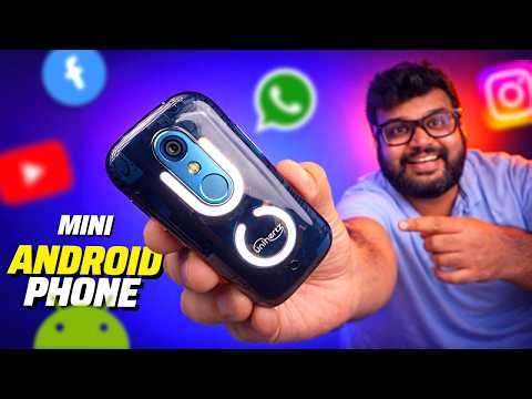 I TESTED This MINI Android Phone That Does EVERYTHING! 😳 Unihertz Jelly Star Review!!