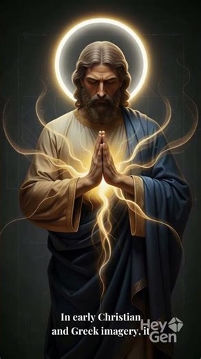 Why Do Halos Glow Around Holy Figures?