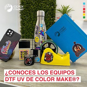 2.3K views · 26 reactions | Transforma tus ideas en impresiones vibrantes y duraderas con la potente tecnología UV de nuestra impresora DTF ¿Cuáles son los beneficios de la impresora DTF UV de Color Make? - Te otorgamos 18 meses de garantía. - Puedes apartarla con el 10% - Rendimiento estable - Equipada con tres avanzados cabezales de impresión Epson I1600-U1 ¿Quieres más información? Ponte en contacto con nosotros a través de WhatsApp: https://bit.ly/3PDOtXg | Color Make | Facebook