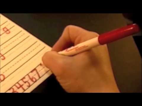 EASY WRITING - Number 8 (Handwriting Without Tears)