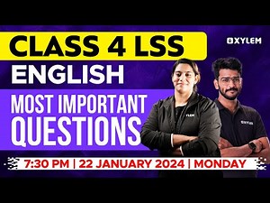 Class 4 LSS English - Most Important Questions! | Xylem Class 4