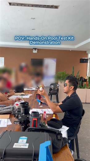 Swimming Pool Republic on Instagram: "Hands-On Training: Pool Test Kits with Mr. Pooly #swimmingpoolrepublic #swimmingpool #poolmaintenance #watertesting #testkits"