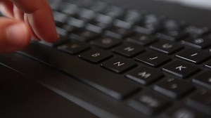 Typing On Laptop Keyboard Space Bar Stock Footage Video (100% Royalty-free) 6662942 | Shutterstock