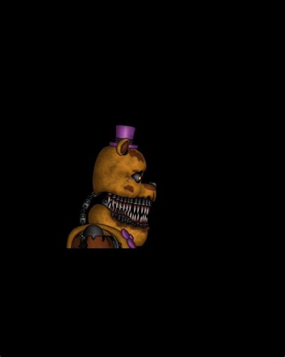 [Dc2|Fnaf] Nightmare Fredbear's Jumpscare #animation #fnaf4 #dc2 #nightmarejumpscare
