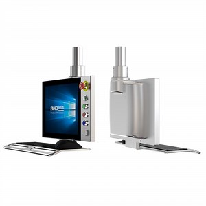 [Hot Item] 15 Inch Supported Arm System Control Panel PC Intel Core I3-1115g4 Tempered Glass Screen Cantilever Industrial Panel PC All-in-on PC