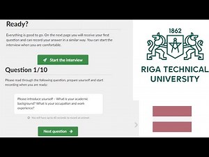 Live Admission Interview by | RIGA TECHNICAL UNIVERSITY latvia |